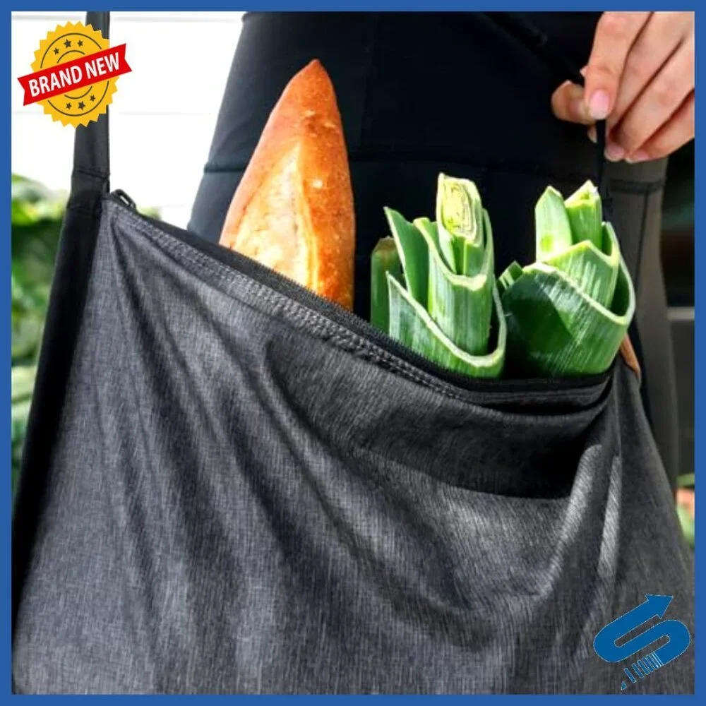 Packable Tote Bag Zippable Ultralight Ripstop Weather-Resistant Carry-All